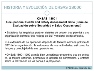 Interpretación de la Norma OHSAS 18001:2007