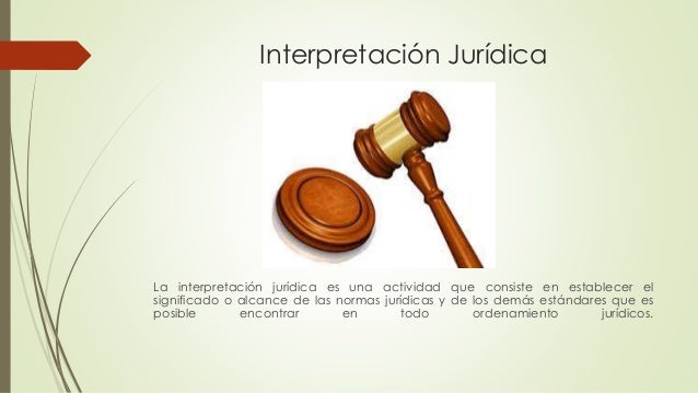 tipos y modos de interpretación