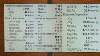Interpretacion gasometrica