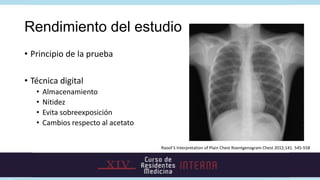 Interpretacion Rx de tórax | PPTX