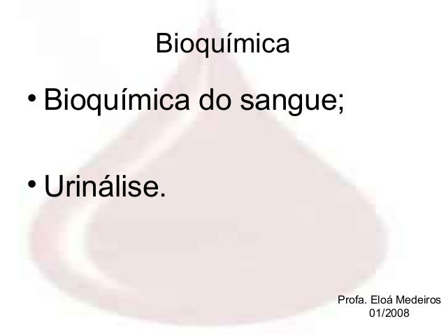 Exames de bioquimica