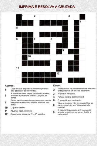 IMPRIMA E RESOLVA A CRUZADA 
