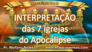 Pr. Welfany Nolasco www.esbocosermao.com
 