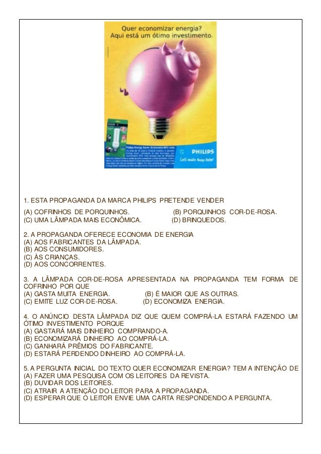 Interpretação de propaganda