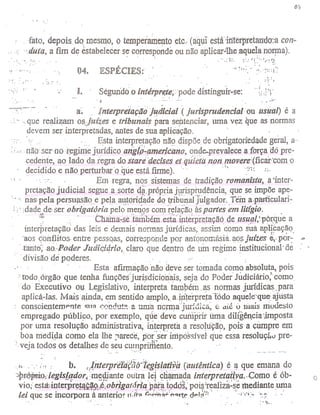 Interpretação do Direito