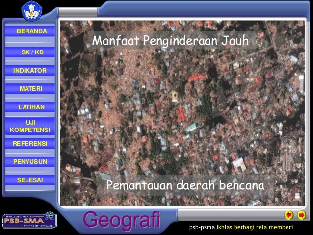 LATIHAN INTERPRETASI CITRA (GEOGRAFI SMA XII)