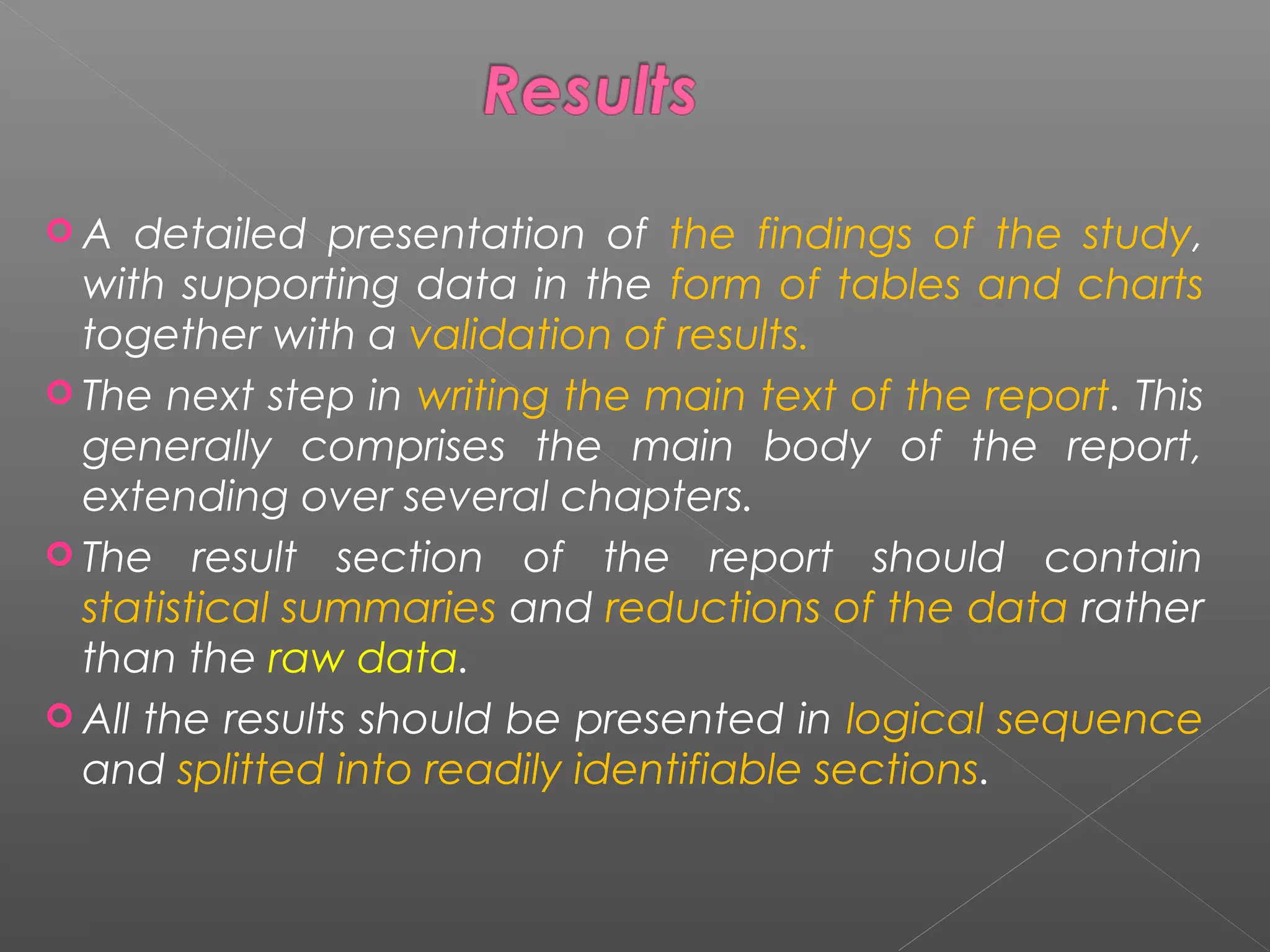 Interpretation and Report writing | PPT