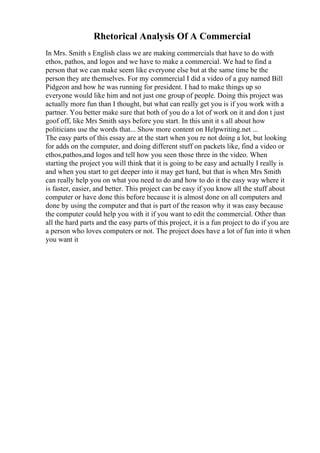 Interpretation Essay | PDF