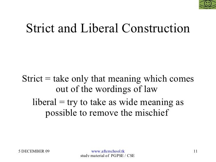 Interpretation of law