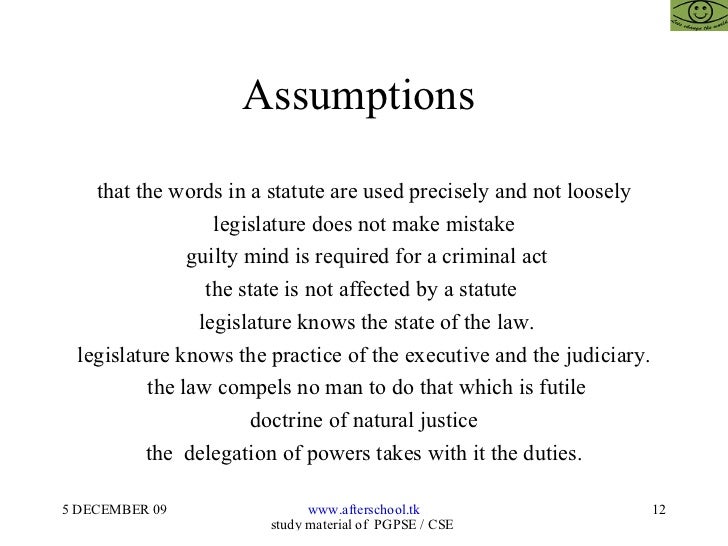 Interpretation of law