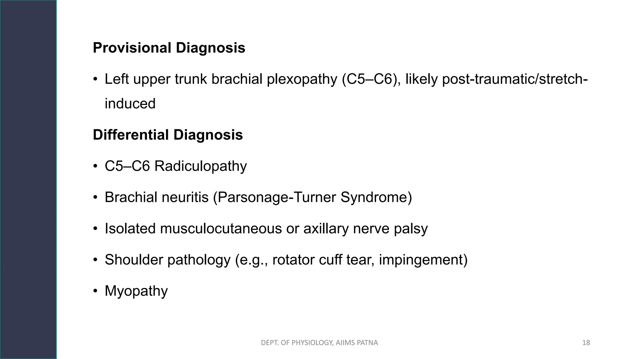 Interpretation of Nerve Conduction Study Findings | PDF