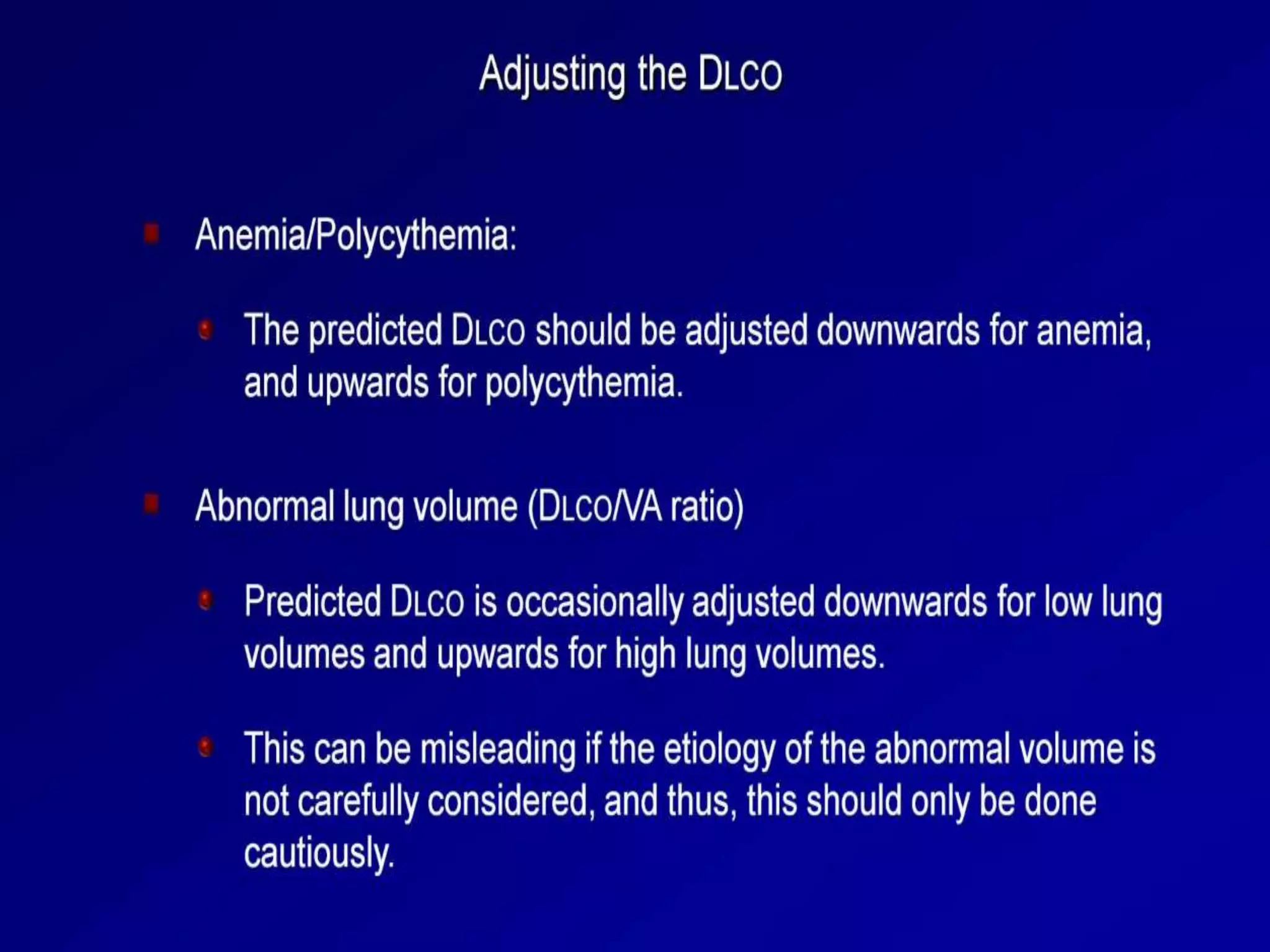 Interpretation of Pulmonary Function Test