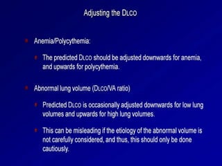 Interpretation of Pulmonary Function Test