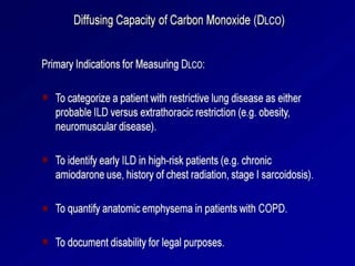 Interpretation of Pulmonary Function Test