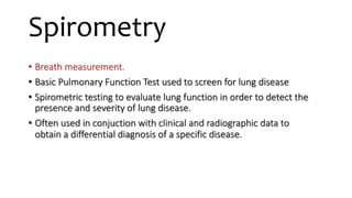 Spirometry Guide.pdf Comprehensive Guide to Spirometry Result Interpretation and Lung ...