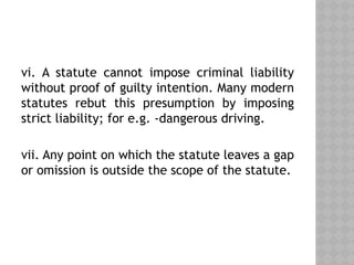 INTERPRETATION OF STATUTES Legal series.pptx