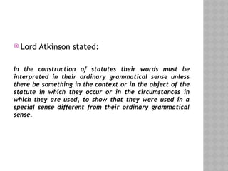 INTERPRETATION OF STATUTES Legal series.pptx