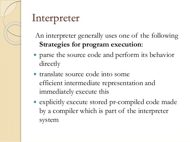 Interpreter