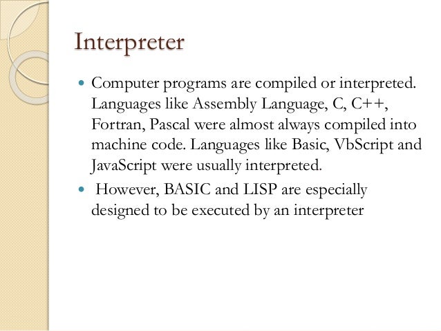 Interpreter