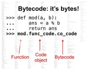 Bytes in the Machine: Inside the CPython interpreter