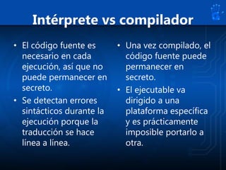 Interprete vs compilador | PDF