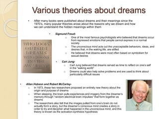 theories on why we dream