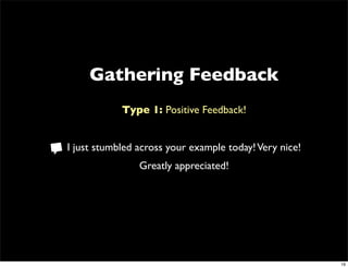 Interpreting Feedback