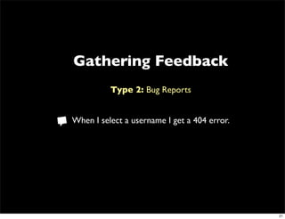 Interpreting Feedback