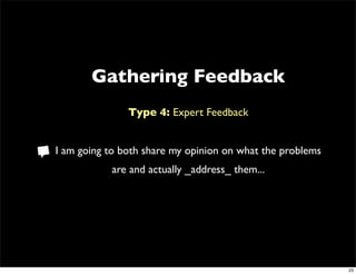 Interpreting Feedback