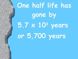 Original=100% Decay product=0% 100/0 Or  1 to 0 