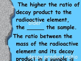 Time Zero: when the sample is originally formed by cooling or solidification of igneous or metamorphic rock 