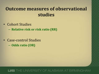 What Does An Odds Ratio Or Relative Risk Mean