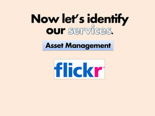 Asset Management
Now let’s identify
our .
 