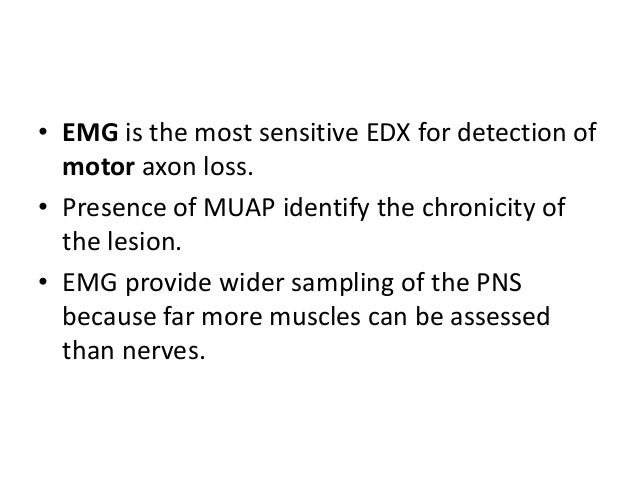 Interpretation of NCS and EMG