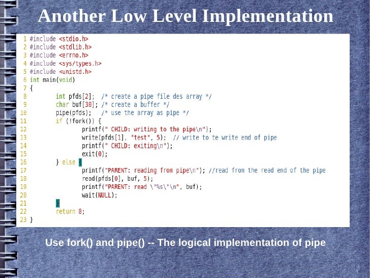 Inter process communication using Linux System Calls