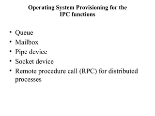 Inter Process Communication working and principle | PPTX