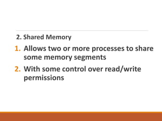 Inter Process Communication PPT | PDF