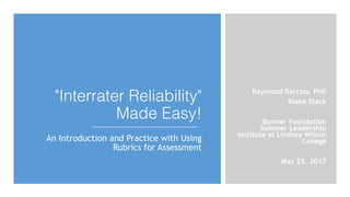 Interrater Reliability Made Easy | PDF