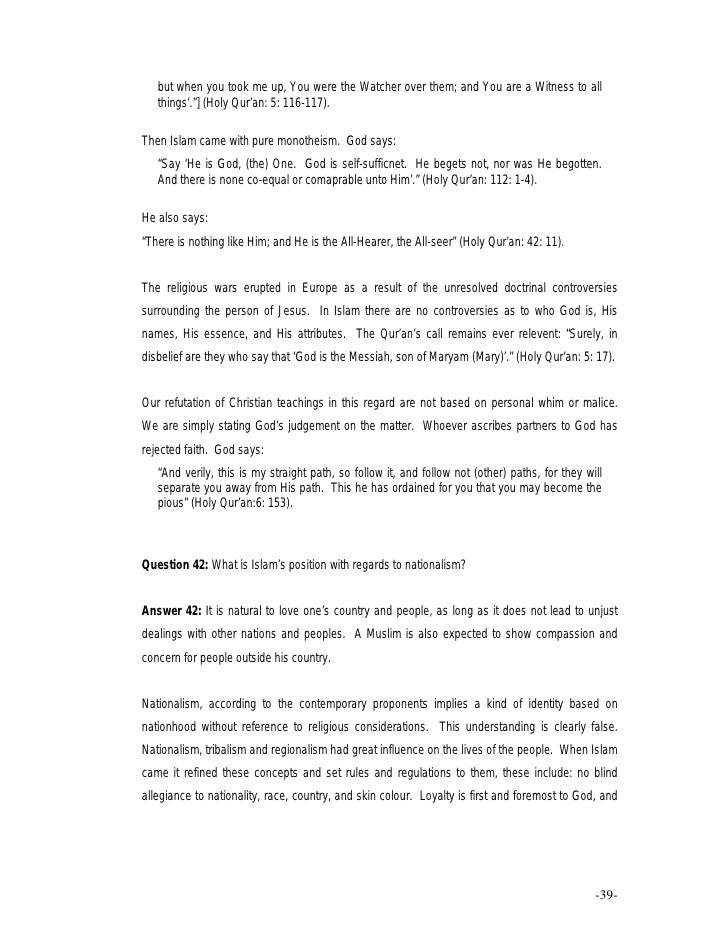 Interrogating islam questions and answers on islam
