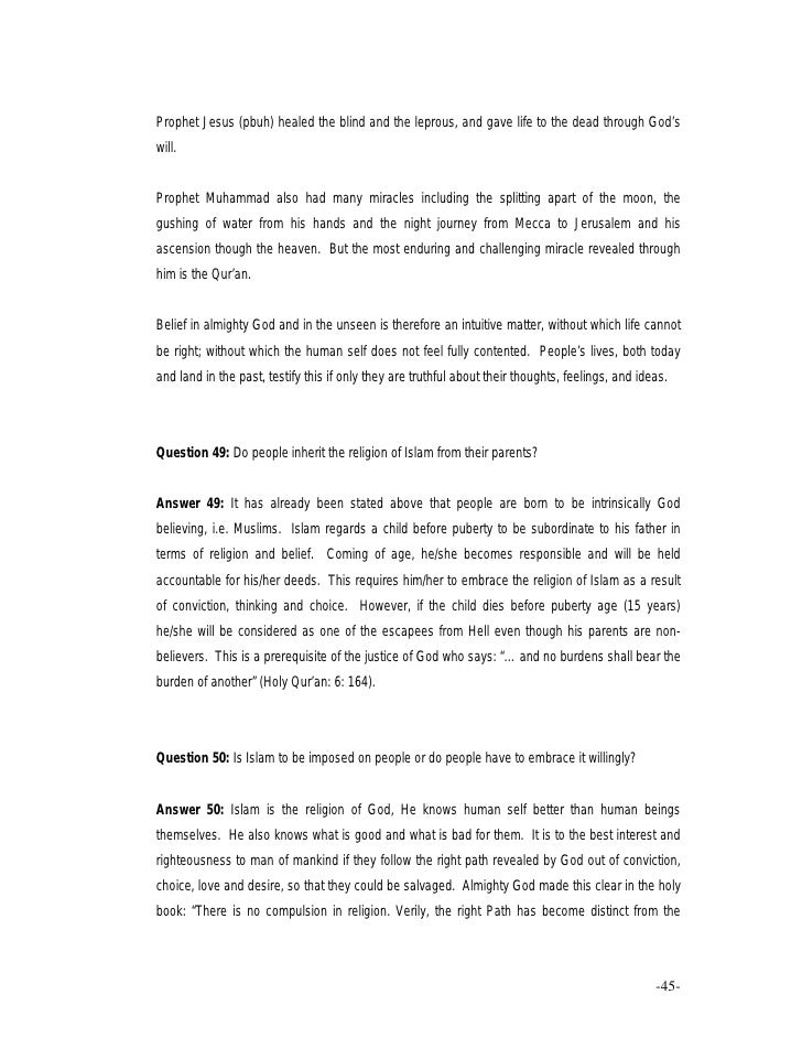 Interrogating islam questions and answers on islam Interrogating islam questions and answers on islam