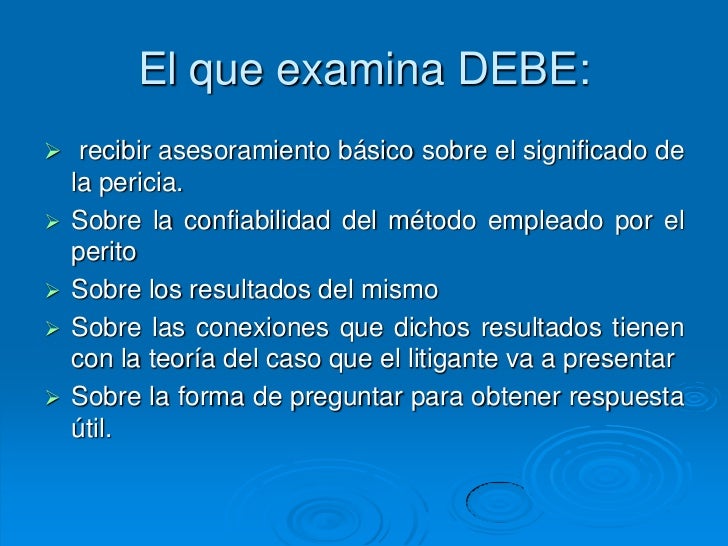 Sinonimo De Perito Interrogatorio al perito