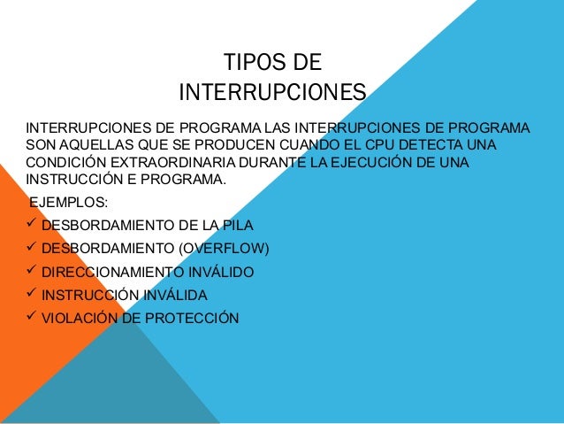 Interrupciones