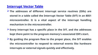 Interrupt in 8051 microcontrollers .pptx