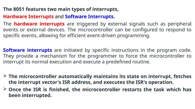 Interrupt in 8051 microcontrollers .pptx