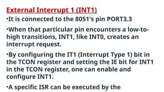 Interrupt in 8051 microcontrollers .pptx