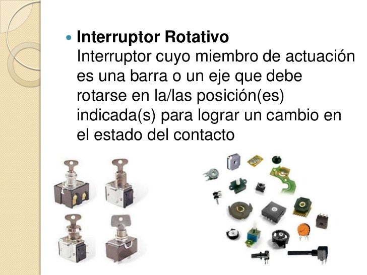 Tipos de switch automotriz