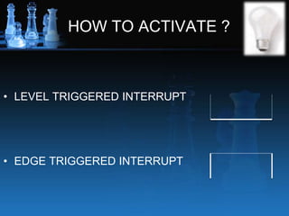 Interrupt programming | PPTX