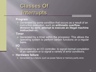 Interrupt Class Interrupts | PPTX