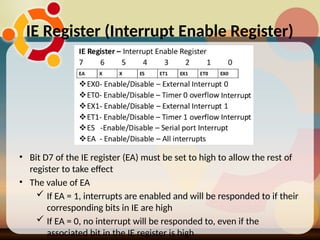 Interrupts of 8051 microcontroller.newpp | PPTX