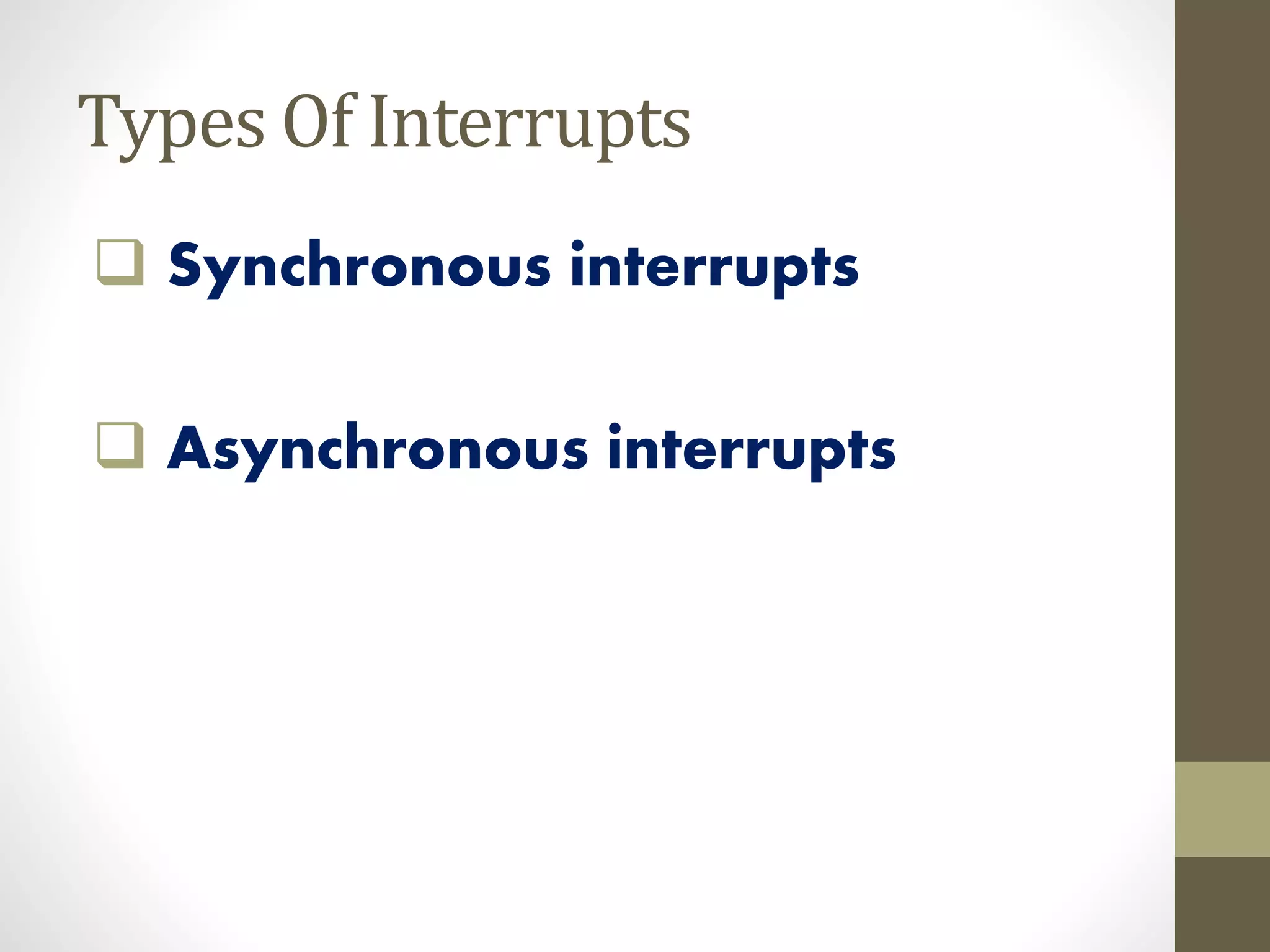 Interrupts ppt | PPTX